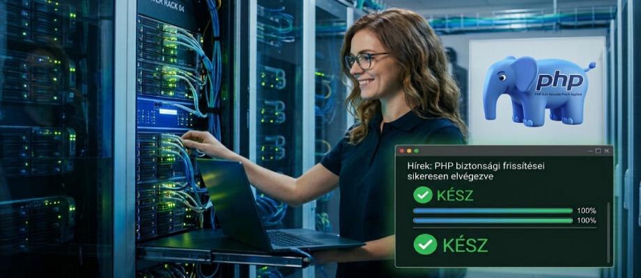 Tájékoztatás: webtárhelyeinken elvégeztük a PHP biztonsági frissítéseit